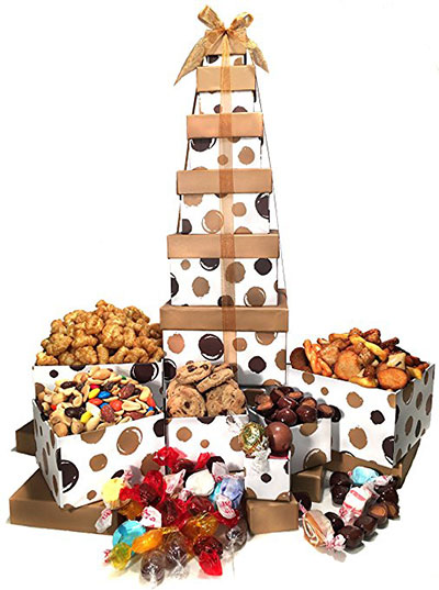 Birthday Gift Basket Box Tower 6 Tier